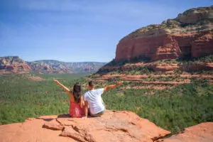 Sedona travel in devils bridge trail