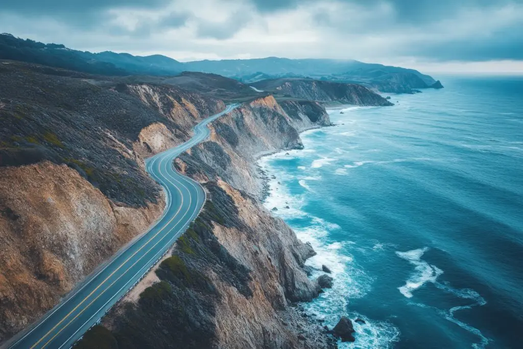 Pacific Coast Highway aerial photo