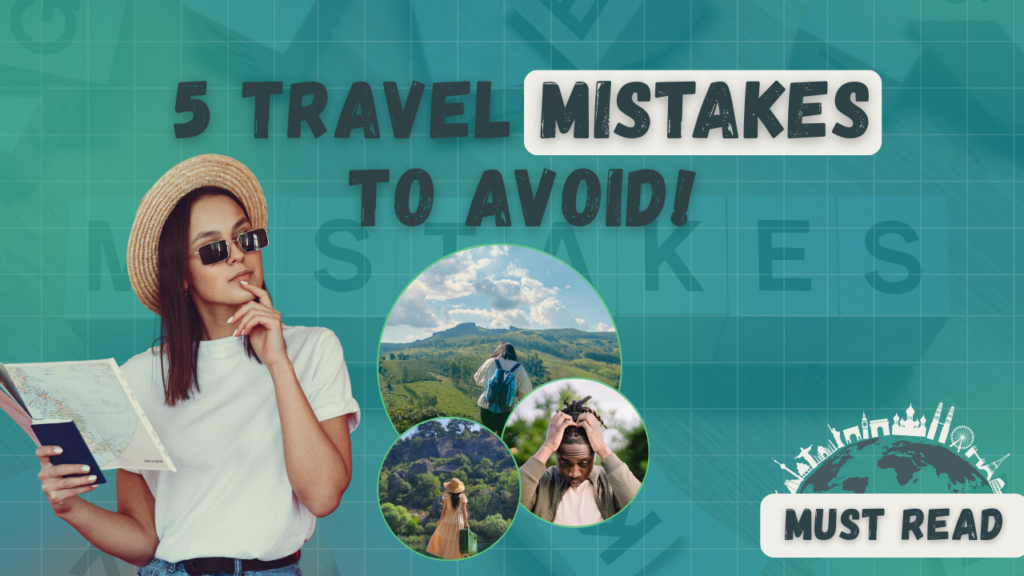 travel mistakes