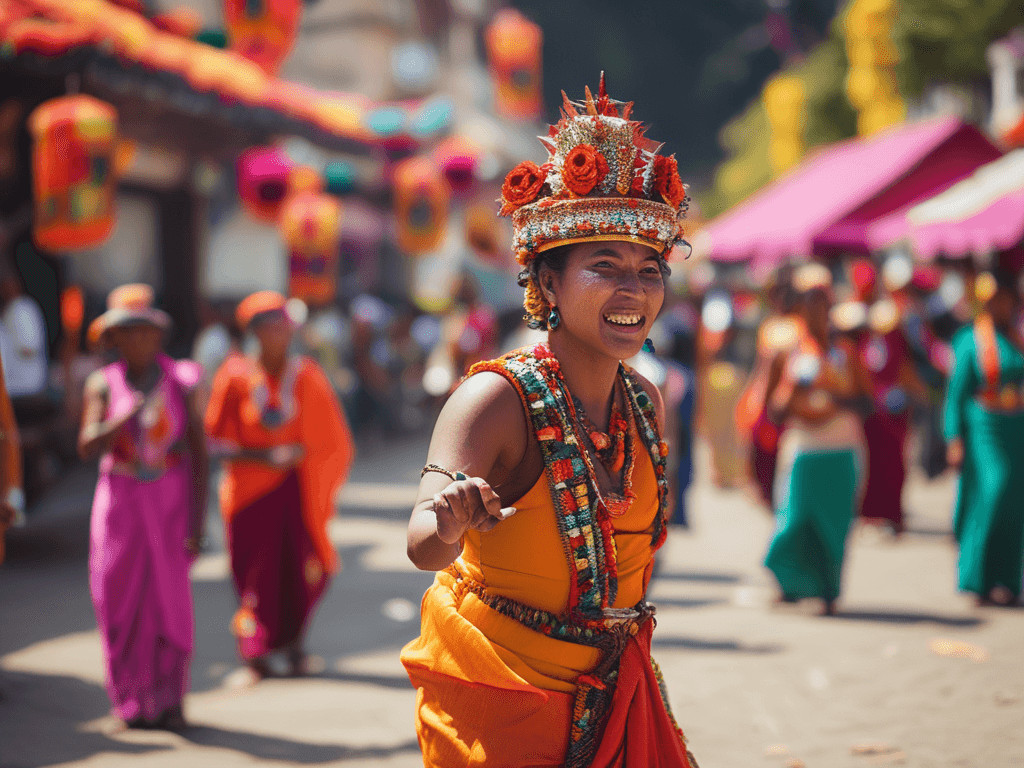 a woman in a garment