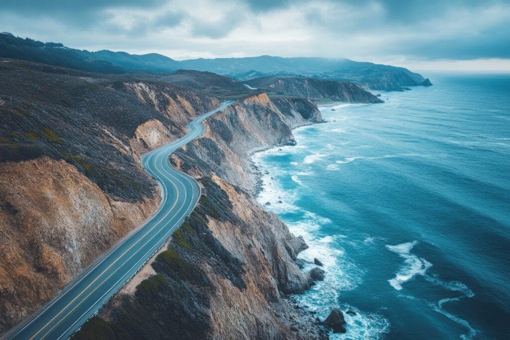 Pacific Coast Highway aerial photo